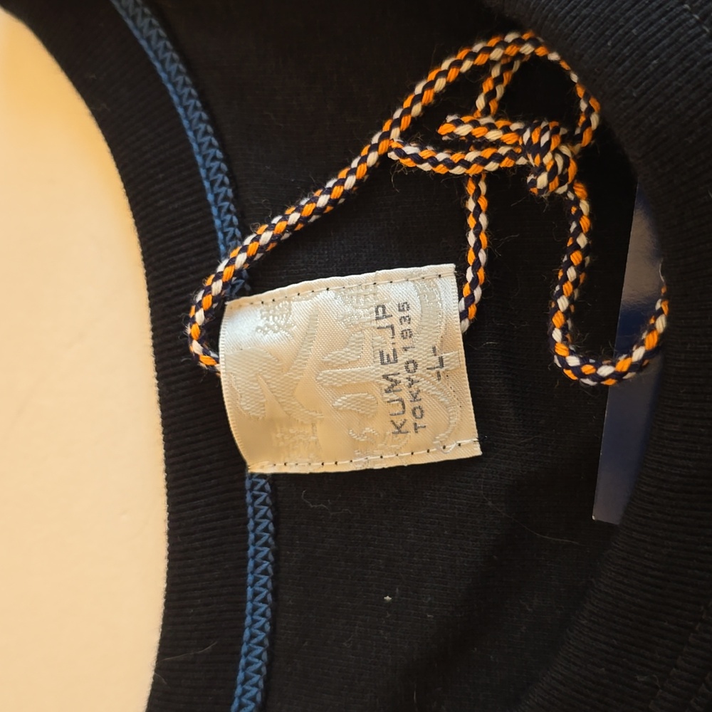 NWT KUME.JP Japan Streetwear Black Graphic Short Sleeve Tshirt Cotton Size Large - Picture 10 of 17